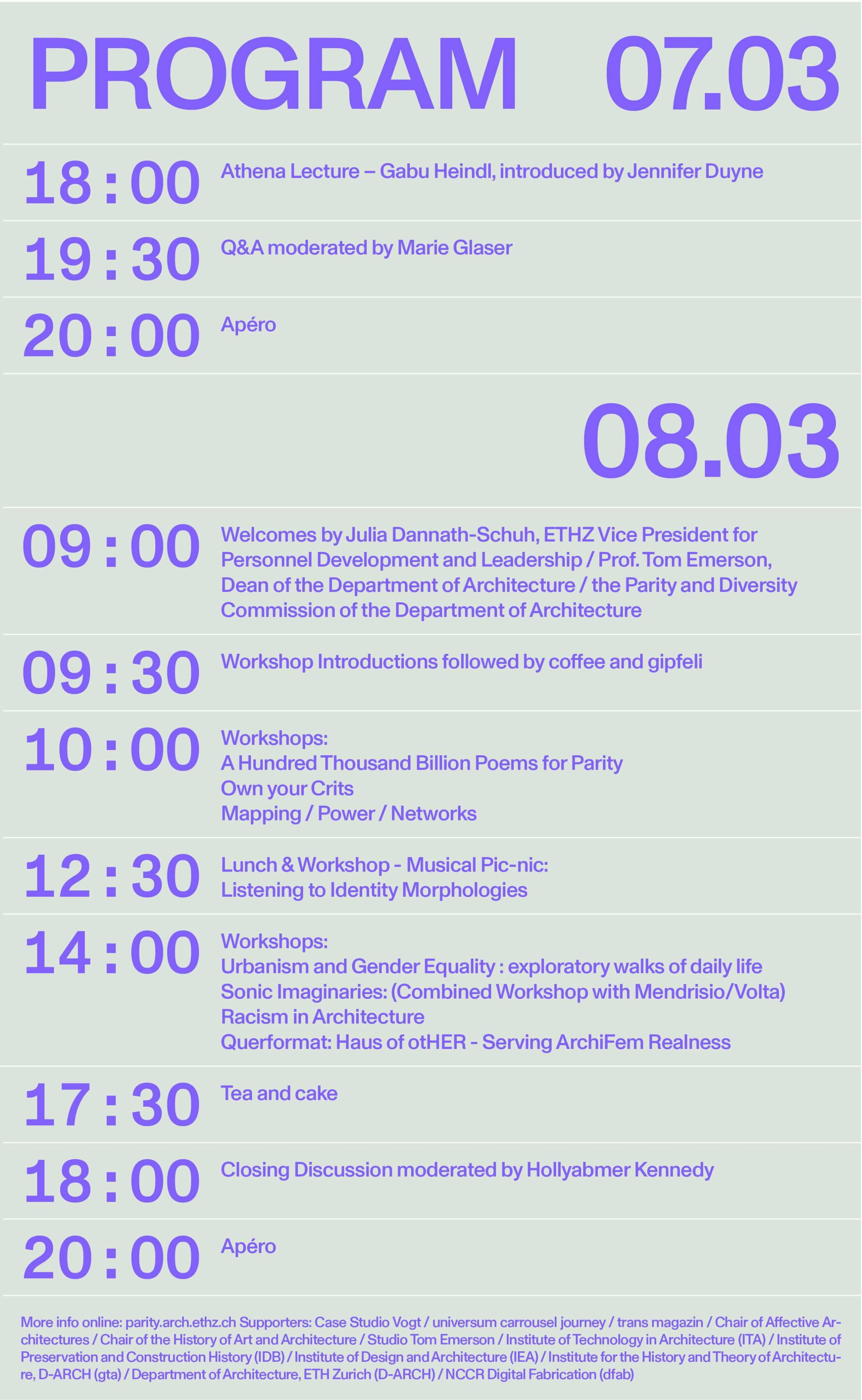 Parity Talks VII poster